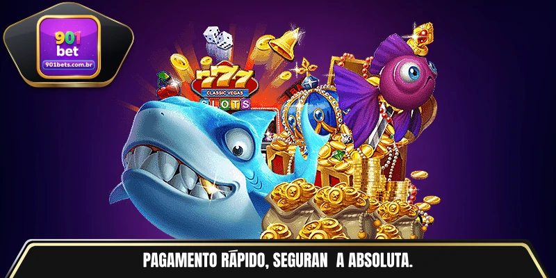 Pagamento rápido, segurança absoluta.