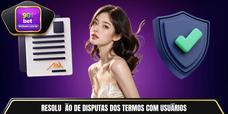 Resolução de disputas dos termos com usuários