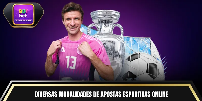 Diversas modalidades de apostas esportivas online